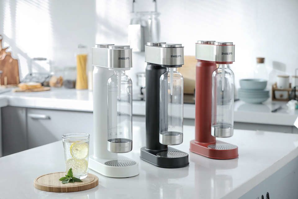 Philips ADD4902WH/10 Gozero Sparkling Water Maker - White