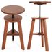 Tabouret en bois de hêtre, réglable en hauteur, de 48,3 à 66 cm, idéal pour les artistes et les bureaux