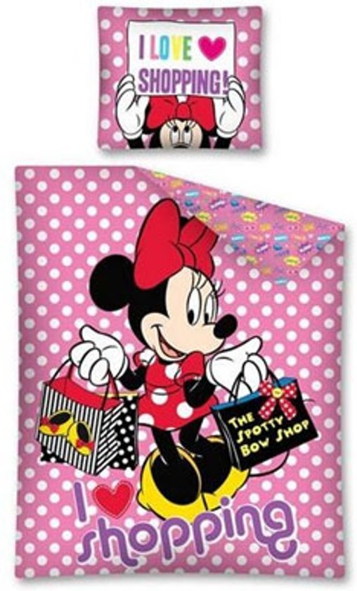 Disney Overige Merken Kinderdekbedovertrek Minnie Mouse Roze