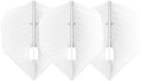 L-Style Champagne L3 Shape Dimple Pearl White - Dart Flights