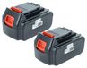 vhbw 2x batterie compatible avec Black & Decker SSL20SB-2, MT18SSK Typ 1, MT188 Typ 1, MT18 Typ 1, SSL20SB, MT218H1 outil (4000 mAh, Li-Ion, 20 V)