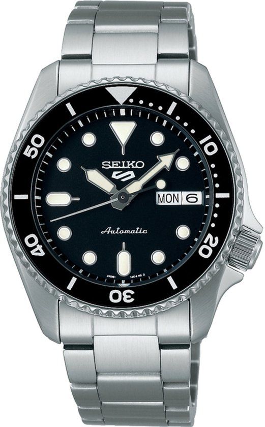 Seiko 5 Sports SRPK29K1 Heren Horloge - Zwart