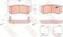 TRW Plaquettes de frein GDB3419