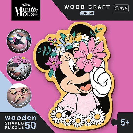 4KidsOnly Trefl Minnie Mouse Disney Houten Puzzel Junior