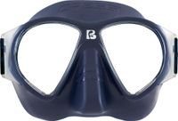 Cressi Sinds 1946 – Force Mask – masker van polycarbonaat en zacht TPR gezicht voor snorkelen, zwemmen aan het oppervlak van de strandvakantie – marineblauw elastische band blauw koraal