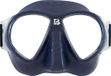 Cressi Sinds 1946 – Force Mask – masker van polycarbonaat en zacht TPR gezicht voor snorkelen, zwemmen aan het oppervlak van de strandvakantie – marineblauw elastische band blauw koraal