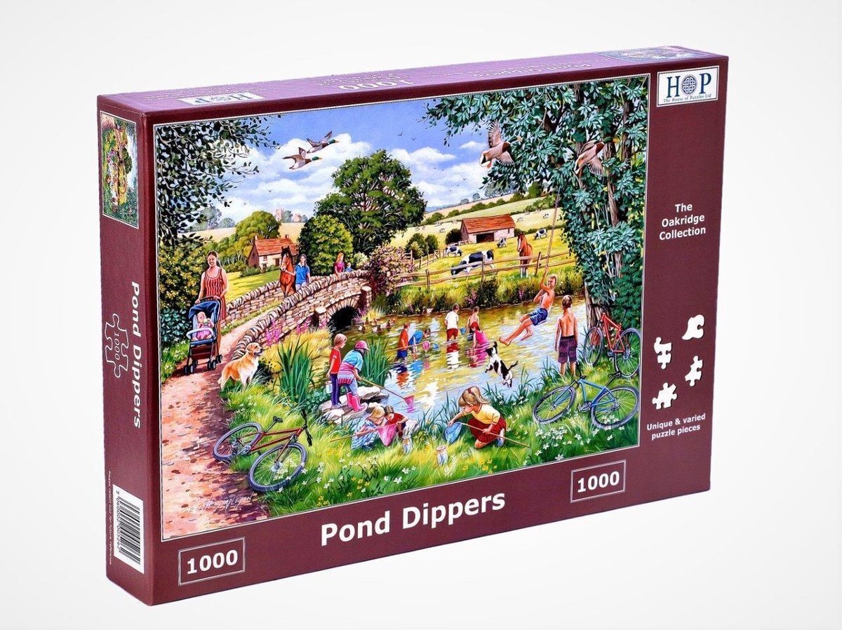 House Of Puzzles Pond Dippers Puzzel 1000 Stukjes