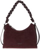 Coccinelle Leren schoudertas Suede Bimaterial Shoulderbag Berry / Berry donkerpaars