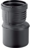 Geberit Silent-PP Reductie excentrisch, DN 100 / 40, dø 110 mm, 390.571.14.1