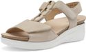 ara Sandaal Zürich beach dames platte sandalen beige leer maat 36 lente/zomer 2026