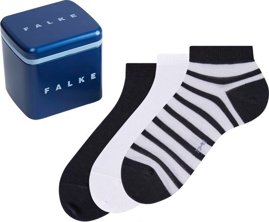 Falke Happy Heren Sneakersokken - 3pack - Maat 39-42