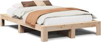 vidaXL Bedframe - Grenenhout - 120x190 cm