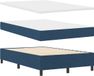 vidaXL Boxspring bed met hoofdeinde Blauw 120 x 190 cm Stof