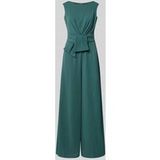 Vera Mont Jumpsuit voor dames met wijde pijpen, groen, 46
