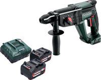 Metabo KH 18 LTX 24 accu combihamer 18 V 2.1 J SDS Plus + 2x accu 4.0 Ah + lader