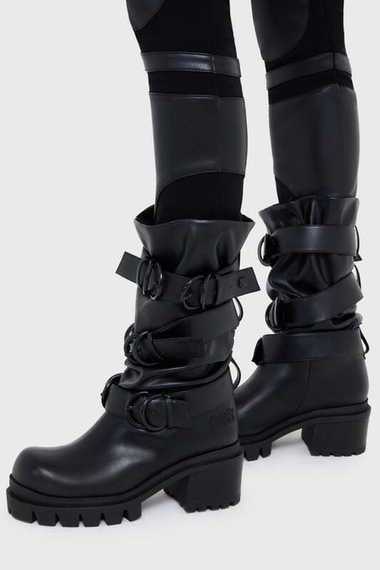 Killstar Bleak Boots Dames Laarzen - Zwart - EU39