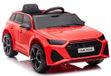 Audi RS6, batterie, véhicule, plaque d'immatriculation BRD-2118, rouge