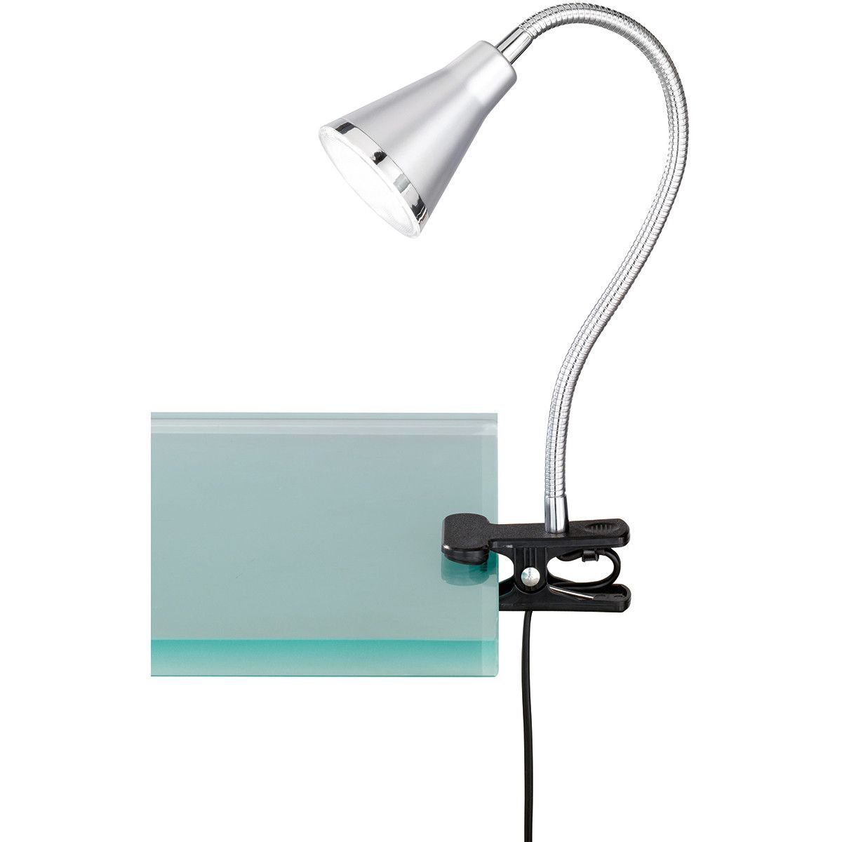 BES LED Trion Arora LED Klemlamp - 3W - 350lm - 3000K - Titaan