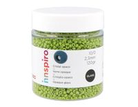 INNSPIRO Ronde glazen steen ondoorzichtig groen avocado 2,3 mm 10/0 120 g