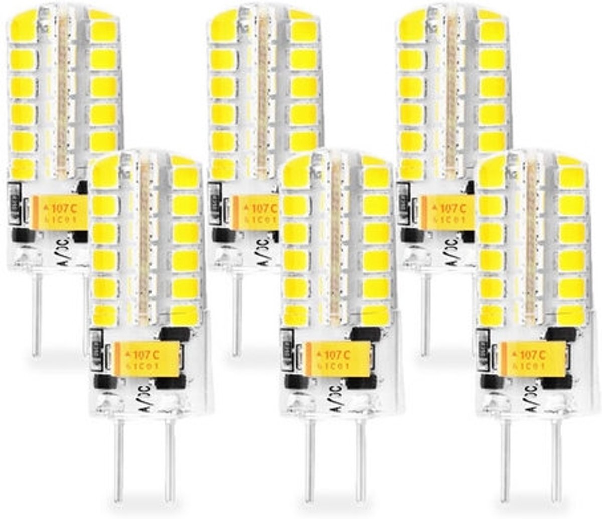 Groenovatie GY6.35 Dimbare LED Lamp 2W Warm Wit 6-Pack