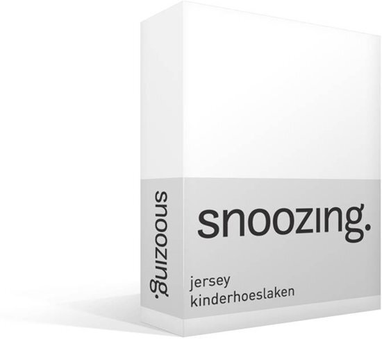 Snoozing jersey kinderhoeslaken - Junior (70x150 cm) - 100% gebreide