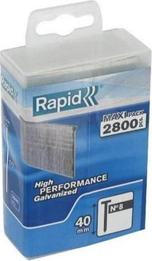 Rapid 5000185 Nagels - No. 8 - Gegalvaniseerd - 40mm (2800st)