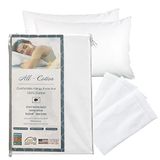 National Allergy Queen 4 Pack Allergie en Bed Bug Proof Kussensloop, Wit