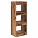 vidaXL Boekenkast 3-laags 40 x 30 x 103 cm Bewerkt hout Oud hout