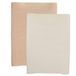 Trois Kilos Sept Lot 2 Housses de Matelas à Langer Bébé Éponge Absorbante Universelles Beige Sable et Caramel 70x50cm
