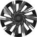 4-Delige J-Tec Wieldoppen TECNA-CB 14 inch CHROOM/ZWART