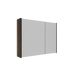 Saniclass Holz Pure spiegelkast – 80x63x16 cm – Eiken charcoal SW1420837/SW1212816