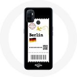 Maniacase Hoesje voor Oppo A53 Air ticket berlin