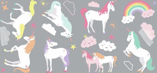 RoomMates Unicorn Muursticker - "Magisch"