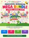Preschool Workbook Mega Bundle: Alphabet, Numbers, and Shapes Workbook with Tracing, Matching, Coloring, Counting, and Fun Activities for Ages 3-6