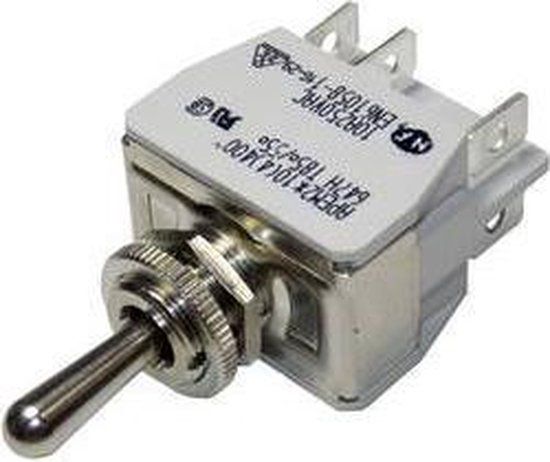 APEM 647H/2 Tuimelschakelaar 250 V/AC 10 A 2x (aan)/uit/(aan) Moment/0/moment 1 stuk(s)