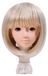 Popwigs, beige, schouderlang, 10,45 cm, geschikt voor doe-het-zelf projecten