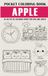 Apple Pocket Coloring Book: 40 On The Go Coloring Pages for Kids and Adults
