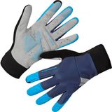 Endura Windchill Handschoenen Lange Vingers Unisex S Bright Blauw Polyester Klittenband Waterafstotend Waterdicht Winddicht Met Touchscreen Tip