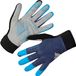 Endura Windchill Handschoenen Lange Vingers Unisex S Bright Blauw Polyester Klittenband Waterafstotend Waterdicht Winddicht Met Touchscreen Tip