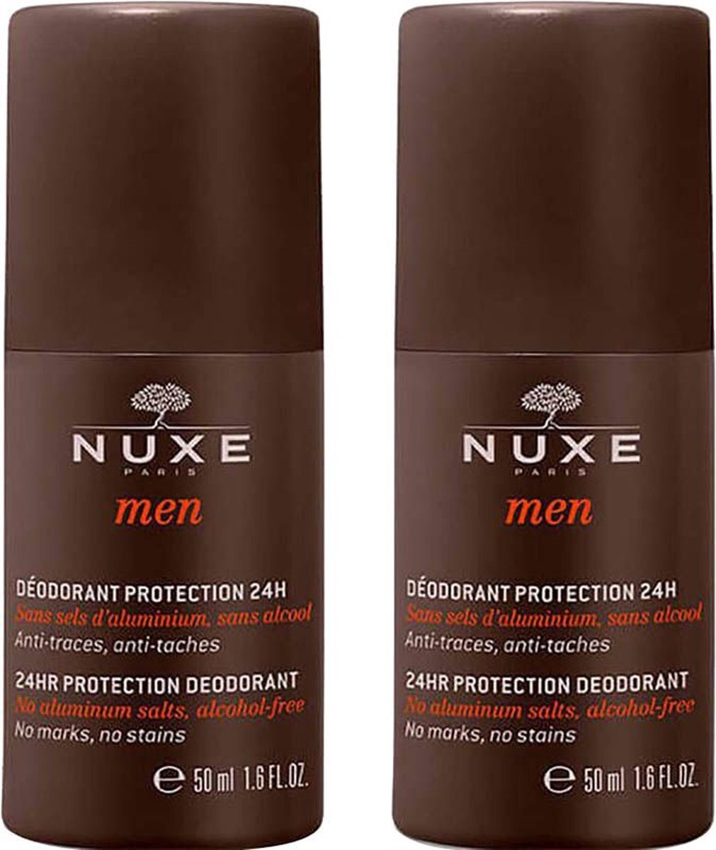 Nuxe Men 24 HR Protection Deodorant Duo Pack - 2 x 50 ml