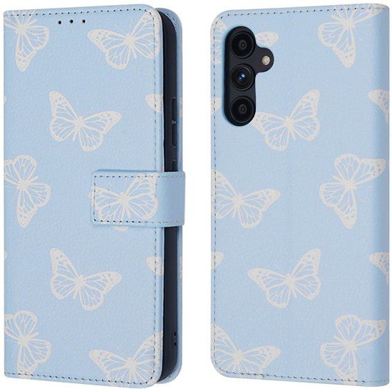 imoshion Design Bookcase - Geschikt voor Samsung Galaxy A34 (5G) - Kunstleer - Butterfly