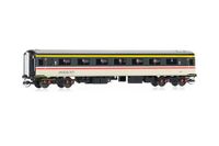 Hornby TT:120 TT4021 BR Intercity, Mk2F First Open, M3345-Era 8 Railway-Rolling Stock Coach Packs, Blauw