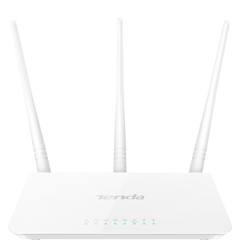 Tenda F3 - Draadloze Router - Wi-Fi 4 (802.11n) - Fast Ethernet - Wit