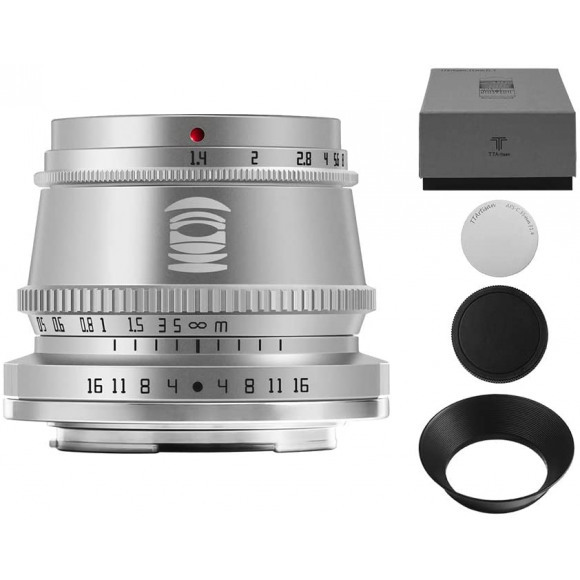 TTArtisan 35mm f1,4 Silver Nikon Z DX