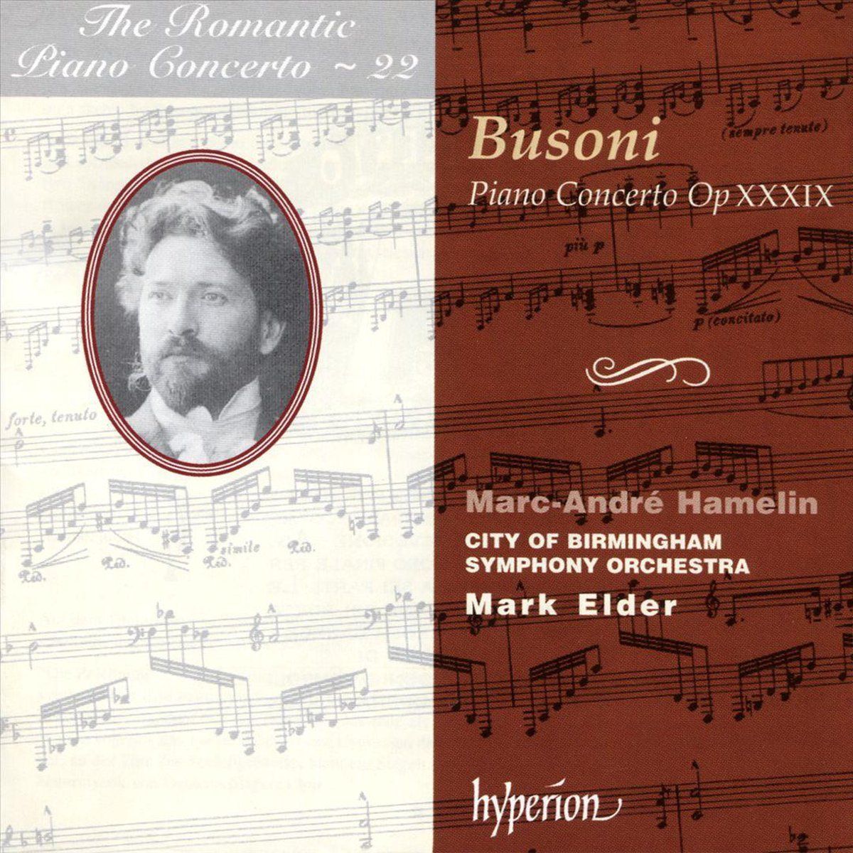 PIAS Nederland The Romantic Piano Concerto Vol 22 - Busoni: Piano Concerto / Hamelin