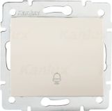 Kanlux Bloc de jonction, sonnette, LOGI, crème, 25131