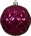 Decoris Boule de Noël plastique d8 cm vert/pommes