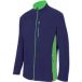VELILLA Veste polaire bicolore, bleu marine et vert citron, S