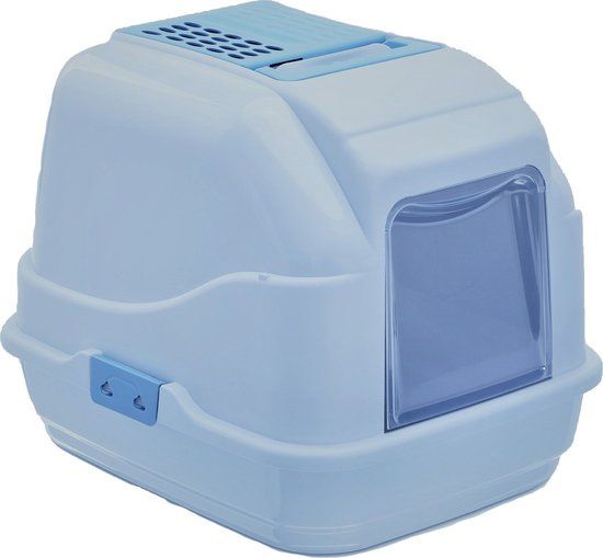 Imac Easy Cat Kattenbak - Blauw - 50 x 40 x 40 cm