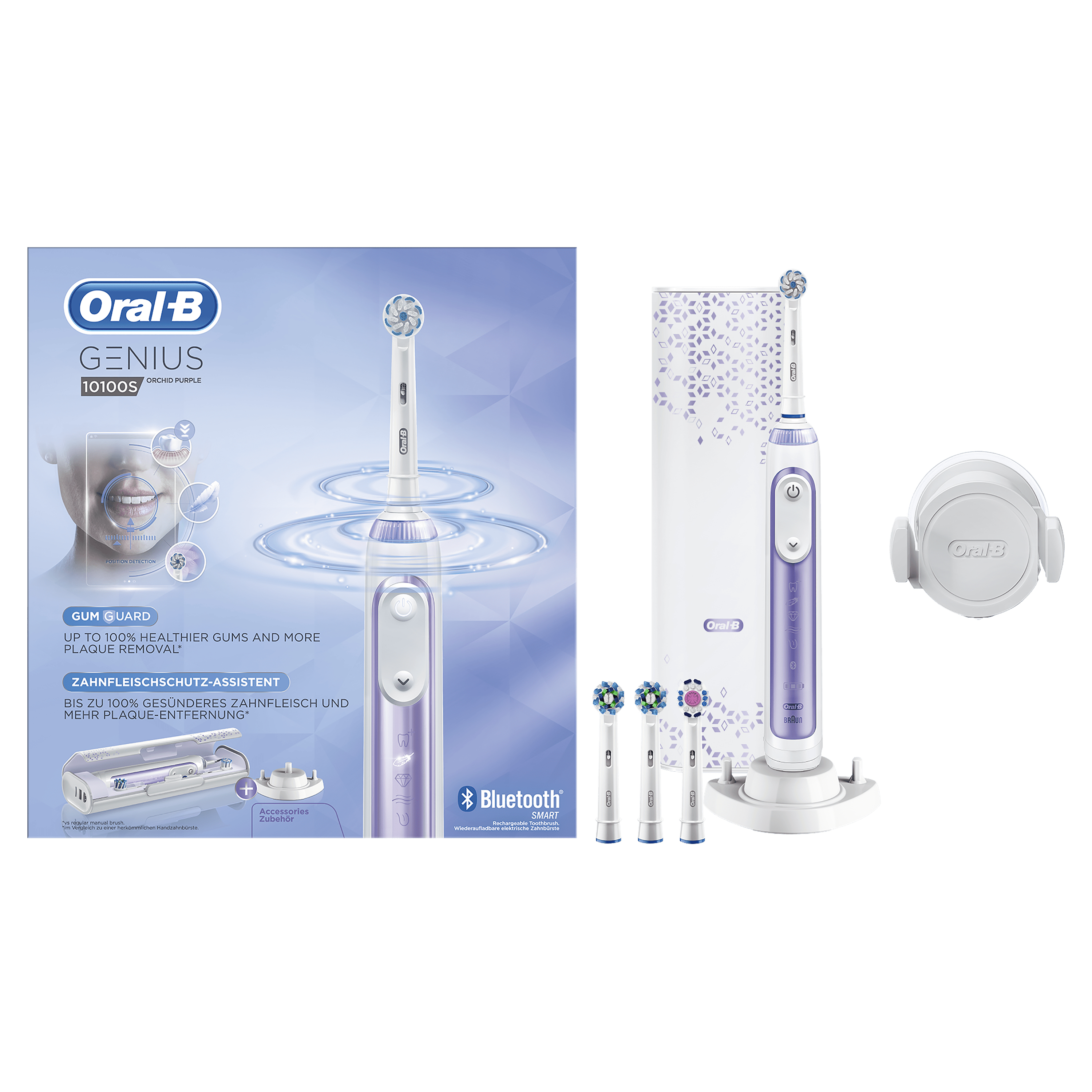 Oral-B Genius 10100S Orchid Purple Elektrische Tandenborstel Powered By Braun